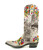 The Sora style is sweet and feminine, sure to add a whisper of western detail to your wardrobe. Don't be afraid to be bold and colorful in the Old Gringo Sora Gray Leopardito  13" leather boots! 