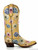 In true retro style this adorable Yippee boot is hitting it out of the park...with the soft yummy crackled leather as a base to the floral stamped flowers we simply can't sing it's praises loud enough...no collection will be complete without it!

Side pull loops for easy entry. 
Luxuriously soft leather lining.
Lightly cushioned leather footbed. 
Snip toe.
Stacked leather heel.


Measurements:

Heel  9964
Toe - 4L Snip
Circumference 12.5"
Shaft: 13"