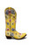 In true retro style this adorable Yippee boot is hitting it out of the park...with the soft yummy crackled leather as a base to the floral stamped flowers we simply can't sing it's praises loud enough...no collection will be complete without it!

Side pull loops for easy entry. 
Luxuriously soft leather lining.
Lightly cushioned leather footbed. 
Snip toe.
Stacked leather heel.


Measurements:

Heel  9964
Toe - 4L Snip
Circumference 12.5"
Shaft: 13"
