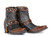 “And the flames they just went higher…” ?
Fall headfirst into the Burnin’ Ring of Fire Boots from Double D Ranch, a bold salute to the Man in Black and a true collector’s dream. Designed to ignite your Western wardrobe, this smokin’ hot style arrives just in time to light up the holiday season — and every season after.

Featuring fiery flame details, stars, guitars, and studded accents, these boots bring serious attitude with unmistakable Double D Ranch flair. The snip toe and easy, walkable heel keep the silhouette sleek and wearable, while the ankle-height shaft makes them endlessly versatile.

Whether you’re styling them for fall, winter, spring, or summer, this statement-making boot is a must-have for any serious Double D Ranch collector. Warning: these boots are SMOKIN’ HOT and guaranteed to turn heads.

Measurements:

Shaft Height: 8.5"

Shaft Opening: 13 3/4" circumference

Heel Height: 1.5"

Toe: Snip