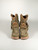 EL VAQUERO Yara Silverstone Olive Wedge Moccasin Boots
