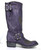 Old Gringo Biker Iron Eagle boot has a new color and it's HOT!  Purple is the "New Black" and we are celebrating it with this gorgeous biker boot from Old Gringo.

Old Gringo Biker Iron Eagle is handmade in good ol' Mexico by Old Gringo. 

Purple, aged vesuvio goatskin leather on foot, strap, and top with grey goatskin inlays and piping; heavily brass studded eagle inlay; stovepipe tops; brass star inlays on straps.

Details for Old Gringo Biker Iron Eagle Purple 12" Biker Boots:

12" height

Babaria toe (round)

FL heel (chunky 2")

Black Snow distressed sole and heel finish