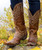 Brass Brown Oryx leather with beige western stitching details. If you are looking for a cool pair of western boots to go with every outfit, this will be the one. Your Staple to your boot collection or your very first pair to start with.