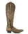 What can you say about a boot that will turn every head when you enter the room...we present the Old Gringo Leigh Ann Hair on Hide 18" boot as an exclusive from Boot Junky.
Constructed from rich colorful Cheetah print hair on hide leather, this boot features antique brass studs in various sizes, and styles along the shaft, cuff, and pull tabs of the boot. 