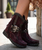 Our Vision moccasin-style boot features a plain over-the-knee bootleg, 2 3/4" hidden wedge, a cool ankle strap and the typical thick handmade stitching on the instep, distinctive feature of El Vaquero brand. Its simplicity gives the Vision boot a timeless elegance. Finished with the renowned Silverstone wash, a milestone of El Vaquero brand, that enhances every shade of leather, showcasing the most intense colors and making each boot unique in its kind.

Hidden wedge 2 3/4"
Vintage Treatment
100% Calf suede
Handmade Stitching
Hand-inserted details
Metal details 100% nickel-free
Rubber sole
Made in Italy