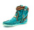 With her bohemian soul, Ellis is designed to break the most artistic hearts. 

The vintage look of Ellis is achieved thanks to our special treatment that allows you to create a unique style for every pair made. 

Available in this beautiful Marine Turquoise leather that makes the boot suitable for any outfit.

2 3/4" Internal wedge 

Leather logo tag

Stitching details

Unlined

Rubber sole

Made in Italy

Composition: 100% Calf