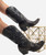 L1065-1 OLD GRINGO TAMMY CRYSTAL VESUVIO BLACK SWAROVSKI CRYSTAL BOOTS