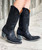 L1065-1 OLD GRINGO TAMMY CRYSTAL VESUVIO BLACK SWAROVSKI CRYSTAL BOOTS