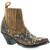 BL3302-1 OLD GRINGO TEQUILA 5" MD CHOCOLATE LEATHER ANKLE BOOTS