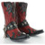 Note - Custom Order sizes due to arrive 90 - 120 days from order date. 

Classic Western style meets subtle edge in these red & black riveted boots, designed to elevate any look with timeless appeal. Crafted in a versatile bone hue, these boots feature sleek riveted detailing that adds just the right amount of attitude without overpowering their refined Western silhouette.

The Southern toe offers a traditional profile with everyday comfort, while the 9964 heel delivers stability and a flattering lift. Finished with a 10" shaft, this pair is perfect for pairing with denim, dresses, or skirts—effortlessly transitioning from day to night.

Details:

Toe: Southern

Heel: 9964

Shaft Height: 10"