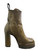 A.S.98 VALE JUNGLE GREEN PLATFORM ITALIAN LEATHER BOOTS