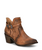 Q0221 CORRAL BROWN CUT OUT & STRAP SHOE POINTED TOE BOOT