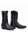 AL1001-1 MEXICANA Buzz Simple Black / Black Leather Boots 
