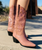 JEFFREY CAMPBELL Dagget Soft Pink Rose Western Boots