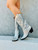 JEFFREY CAMPBELL Dagget Silver Metallic Western Boots