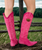 Italian made with Italian leathers and old world workmanship these boots are made for walking AND looking amazing. The El Vaquero Miya Boots are SO on trend. These aren't just cowgirl boots; these are fabulous fashion boots. Handcrafted in the Tuscan Valley with gorgeous distressed Hot Pink Italian leather and accented with cream & silver embroidery. We love the tall, 18" silhouette and snip toe of the Miya Boots. Whether you rock them during the Holiday Season or for date night, we know you will look AMAZING and turning heads in the Miya Hot Pink Italian Leather Boots!