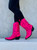 LIBERTY BLACK Sienna Country Road Hot Pink Neon Boots