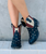 SENDRA 10600 AMERICANA RED WHITE BLUE RIVETED LEATHER ANKLE BOOTS