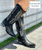 SENDRA 18452-E Judy 15" Rustic Black Leather Boots