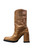 The models of the Lussy line are characterized by a heel with distinctive raised stitching, a semi-square shape, and a slightly voluminous sole to give an idea of elegant urban style for everyday wear. The line consists of biker boots, a mary jane style shoe, and a provocative stretch mid-thigh boot, different from our usual style.

Heel - 4"

Shaft - 8"