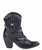 El Vaquero Unique Vintage Leather Ankle Boots 

Leather
Metal eyelets
Stitching & studded details
Rubber sole
Heels height 2 3/4"
Composition: 100% Calf
Made in Italy