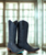 It's giving western. Timeless snip toe and classic cowgirl silhouette. Meet Emma Jane in Midnight Navy. 

Heel Height: 1.5"

Shaft Height: 13"

Calf Circumference: 14"

Ankle Circumference: 12"

Toe Shape: Snip

Signature Turquoise Soles