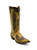 The Old Gringo Military Green-Chocolate-Bone Leather Eagle Boots are as distinctive and stylish as you are ever going to see.  They have been handcrafted for those cowgirls looking to make a bold statement.  

If you're willing to be noticed and answer questions about where you found your Eagle boots, then the Old Gringo Eagle is just right for you.  The boot shaft is adorned with an inlayed Eagle spreading her wings in contrasting aqua leather. The boot vamp is just as stunning with matching eagle artwork that covers the heel as well as the sharp pointed toe. The boot is a fantastic mixture distressed leather, bold colors, and elaborate overlay designs. This color combination is a very rare and hard to find style.

Shaft:  13"

Heel:  9964 (Traditional)

Toe:  Snip

Shaft Opening/Circumference:  14.75"