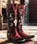 Double D Ranch Ammunition DDL001-1 Boots

The Double D Ranch Ammunition boots are more than footwear — they’re wearable art. Inspired by the spirit of the Southwest, this striking design features rich leather, intricate silver studs, and cross details for a bold, timeless look. A leather lace-up accent runs up the back like a corset, adding a touch of rugged femininity and unmistakable edge.

Whether you pair them with a flowy dress or your favorite skinny jeans, these boots make a statement at every step. Stunning as a fashion piece — and absolutely unforgettable as a bridal boot — the Ammunition is a perfect blend of strength, beauty, and craftsmanship.

Details:

Shaft Height: 16"

Shaft Opening: 14" circumference

Heel Height: 1¾"

Toe: Snip

Width: Standard