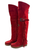 EL VAQUERO Coleen Silverstone Rosso Red Wedge Moccasin Boots