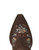 DDL1072-1 DOUBLE D RANCH DEWITT'S DEMASK CHOCOLATE EMBROIDERED FLORAL TALL 17" BOOTS