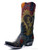 Gotta love the colors on the Old Gringo Letty Boots L1115-8. The marine blue and military green boot shaft mixes beautifully with the vesuvio red leather accents. The Letty boot was made for ladies looking to make a bold fashion forward statement. The floral designs on the toe are beautiful and the heart shaped embroidery on either side of the boot shaft gives it a sassy finish.