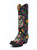 The sugar skull stitching on this boot is definitely the focus. The Klak cowgirl boots feature a snip toe, cowboy heel, and 13 inches of unforgettable perfection.