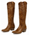 These boots are a perfect blend of rugged western heritage and elevated edge ?✨?

Crafted from richly distressed brown leather, they feature a beautifully worn-in finish with natural creasing and tonal variation that gives them a vintage, broken-in character. The tall shaft creates a flattering, leg-lengthening silhouette while maintaining a classic western shape.

The standout detail is the all-over studding ?
Small, antique brass studs are meticulously placed throughout the shaft and foot, forming subtle patterns that add texture, depth, and just the right amount of attitude without overpowering the design. The studded toe and heel areas give an extra dose of boldness.

A pointed toe and stacked heel keep the look traditional, while a convenient interior zipper adds modern functionality for easy wear. Pull tabs at the top complete the authentic cowboy boot feel.

Overall, these boots are timeless with a twist—equal parts classic, edgy, and effortlessly cool—perfect for adding a little rock-and-roll energy to any western wardrobe