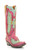 The Old Gringo Purple-Pink-Aqua-Buttercup Leather Eagle Boots are as distinctive and stylish as you are ever going to see.  They have been handcrafted for those cowgirls looking to make a bold statement. 
