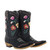 Meet the Punky Cowboy Boot by Double D Ranch for Old Gringo—a bold fusion of classic western craftsmanship and fearless, feminine flair.

Crafted from premium black cowhide leather, this standout style features vibrant embroidered floral detailing that pops beautifully against the rich dark base, bringing a fresh, artistic twist to a timeless silhouette. The intricate stitching adds dimension, color, and personality—perfect for those who love a little edge with their western roots.

Designed with a sleek 4Long toe and a flattering 9964 heel, this boot delivers that iconic cowgirl shape while remaining comfortable and wearable from day to night. The 10” shaft height hits at just the right spot, making it easy to style with dresses, denim, or statement looks.

Part of the DDR 09 ‘25 collection, this model (DDL1082-2) embodies the spirit of Double D Ranch—where heritage meets individuality.

Details:

Double D Ranch for Old Gringo

Model: DDL1082-2

Color: Black

Premium cowhide leather

Bright embroidered floral detailing

Toe: 4Long

Heel: 9964

Shaft Height: 10”

A little rebellious. A little romantic. Completely unforgettable.