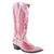 Turn heads and own every step in this bold reimagining of a classic western boot by Old Gringo. Designed for those who aren’t afraid to stand out, this striking pair features a pink-on-pink design with intricate piping and inlay overlay, creating a vibrant, dimensional look that speaks for itself.

The signature eagle-inspired detailing adds movement and attitude, while the sleek 4Long toe and flattering 9964 heel deliver that timeless cowgirl silhouette you know and love. Crafted from premium cowhide leather, these boots offer both durability and standout style.

Handcrafted with Old Gringo’s renowned attention to detail, each pair reflects true artisan quality—made to be worn, admired, and remembered.

Details:

Brand: Old Gringo

Color: Pink

Material: 100% Genuine Cowhide Leather

Toe: 4Long

Heel: 9964

Handcrafted construction

Pink-on-pink piping & inlay overlay

Eagle-inspired design

Confident. Fearless. Unforgettable. ?