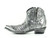 Step in spring with this short revisited version of Old Gringo's classic United boots from their Americana collection. 

They are constructed with a distressed and glazed Argento metallic silver leather leather with tonal silver inlay design.

Pair them with your favorite skinny jeans, dress or skirt and your ready to go.

Color: Silver Metallic Glazed Argento leather

Toe:  4Long

Heel :  9964

Shaft Height: 5"


Handmade in Mexico by Old Gringo's skilled artisans..