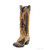 L 105-36 OLD GRINGO EAGLE OCHRE LEOPARDITO CHOCOLATE 13" LEATHER BOOTS
