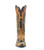 L 105-36 OLD GRINGO EAGLE OCHRE LEOPARDITO CHOCOLATE 13" LEATHER BOOTS
