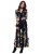 Turn heads wherever you roam in the Midnight Wildflower Duster, a breathtaking statement piece that blends Western romance with bohemian elegance. Crafted from sheer black mesh, this dramatic floor-length duster is adorned with dimensional embroidered wildflowers in shades of lavender, periwinkle, sage, gold, ivory, and turquoise, creating the look of a moonlit garden in full bloom.

The structured denim-inspired bodice features classic snap-front styling, flap chest pockets, and distressed raw-edge detailing, while the flowing embroidered mesh skirt adds movement and drama with every step. Sheer sleeves showcase the intricate floral embroidery, making this piece feel equal parts couture and cowgirl.

Layer it over a simple tank and denim, pair it with a slip dress, or style it with your favorite Old Gringo, El Vaquero, or Double D Ranch boots for an unforgettable boho-Western look.