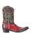 Double D Ranch Tulip Time Boot

A playful pop of color with a retro soul.

Step back into the carefree charm of the Atomic Ranch era with the Tulip Time Boot by Double D Ranch. One of the season's most eye-catching shorties, this whimsical boot blends mid-century modern inspiration with unmistakable Western flair. Rich shades of tan and red come together in stunning floral inlays, while contrast leather overlays, a two-toned toe box, and decorative leather lacing create a look that's equal parts vintage and vibrant.

The 7-inch shaft makes this boot incredibly versatile, offering just the right amount of statement style whether paired with cropped denim, a flowing prairie dress, or a twirl-worthy swing skirt. Finished with Double D Ranch's comfortable walking heel and signature long toe silhouette, Tulip Time is designed for women who aren't afraid to stand out.

Charming, feminine, and full of personality, this boot delivers a fresh burst of color and artistry to any wardrobe.

Features
Rich tan and red leather construction
Intricate floral inlay and overlay details
Two-tone toe box design
Contrast leather lacing accents
7" shaft height
Comfortable walking heel
Signature long toe silhouette
Handcrafted Double D Ranch artistry