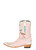 Double D Ranch Chaparral Charm Boot

Kick up the charm with these colorful cuties.

Sweet, playful, and full of personality, the Chaparral Charm Boot is the perfect way to add a pop of pastel to your wardrobe. Crafted in a gorgeous shade of soft pink leather, these eye-catching boots strike the perfect balance between a classic Western silhouette and a versatile shortie style.

Intricate embroidery showcases a whimsical chaparral scene accented with delicate foliage, creating a design that feels both artistic and effortlessly feminine. Crisp white leather overlays are elevated with vibrant teal underlays, adding striking contrast to the toe, heel, and shaft while highlighting the exceptional craftsmanship that makes every Double D Ranch boot a wearable work of art.

Finished with a comfortable riding heel, signature long toe, and just the right amount of Western flair, these charming boots are destined to become your go-to statement piece.

Whether paired with denim, prairie dresses, or flowing bohemian skirts, the Chaparral Charm Boot brings color, confidence, and a little cowgirl magic to every outfit.

Features
Soft pink leather construction
Intricate chaparral and foliage embroidery
White contrast leather overlays
Teal leather underlay accents
Decorative contrast stitching
8.5"–9" shaft height
Signature long toe silhouette
Comfortable riding heel (1.625")
Handcrafted Double D Ranch artistry