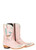 Double D Ranch Chaparral Charm Boot

Kick up the charm with these colorful cuties.

Sweet, playful, and full of personality, the Chaparral Charm Boot is the perfect way to add a pop of pastel to your wardrobe. Crafted in a gorgeous shade of soft pink leather, these eye-catching boots strike the perfect balance between a classic Western silhouette and a versatile shortie style.

Intricate embroidery showcases a whimsical chaparral scene accented with delicate foliage, creating a design that feels both artistic and effortlessly feminine. Crisp white leather overlays are elevated with vibrant teal underlays, adding striking contrast to the toe, heel, and shaft while highlighting the exceptional craftsmanship that makes every Double D Ranch boot a wearable work of art.

Finished with a comfortable riding heel, signature long toe, and just the right amount of Western flair, these charming boots are destined to become your go-to statement piece.

Whether paired with denim, prairie dresses, or flowing bohemian skirts, the Chaparral Charm Boot brings color, confidence, and a little cowgirl magic to every outfit.

Features
Soft pink leather construction
Intricate chaparral and foliage embroidery
White contrast leather overlays
Teal leather underlay accents
Decorative contrast stitching
8.5"–9" shaft height
Signature long toe silhouette
Comfortable riding heel (1.625")
Handcrafted Double D Ranch artistry