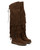 Note - Custom Order sizes due to arrive 90 - 120 days from order date. 

Esme is the knee-high boot from El Vaquero that embodies the free spirit of boho-western. Featuring a 2 3/4" internal wedge, an adjustable back lacing, and a cascade of multi-level fringe, it's embellished with handcrafted stitching and carved details. A dramatic model, designed for those who love to stand out in style. Crafted from this suede calfskin with a vintage finish, enhanced by the renowned Silverstone wash. Each hide is unique, with intense hues and a worn-in effect that tells a story.

Internal wedge 2 3/4"
Vintage Treatment
100% Calf Suede
Handcrafted stitching
100% nickel-free metal details
Rubber sole
Made in Italy