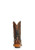 Bold Black leather construction
Intricate chaparral and foliage embroidery
Decorative contrast stitching
8.5"–9" shaft height
Signature long toe silhouette
Comfortable riding heel (1.625")
Handcrafted Double D Ranch artistry
