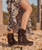 L1213-44 OLD GRINGO MAYRA 18" VESUVIO MILITARY GREEN EMBROIDERED BOOTS