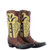Certainly! Here's the revised version with a clean, premium details section and no emojis.

---

## Double D Ranch Dance in the Derricks Boot – Tan

**Dare to Dance in the Derricks.**

Inspired by the grit, glamour, and heritage of the American oil fields, the **Dance in the Derricks Boot** from the Double D Ranch **2026 Roughneck Rodeo Collection** celebrates the bold spirit of those willing to take a chance. Luxurious two-tone waxy leather is paired with a rich crocodile-inspired vamp, while vintage oil derrick artwork stitched into the shaft pays tribute to the hardworking pioneers who struck it rich.

Intricate decorative stitching, layered leather overlays, contrast detailing, and classic Western lacing create depth and texture, making this boot a true work of wearable art. With its sleek **12-inch shaft**, elegant **4Long toe**, and signature **9964 heel**, the Dance in the Derricks Boot effortlessly blends timeless Western tradition with elevated modern style.

Whether you're headed to the dancehall, a concert, or simply stepping out in style, these boots are made for women who embrace adventure and leave a lasting impression.

### Details

* Color: Tan
* Premium waxy leather construction
* Crocodile-inspired leather vamp
* Decorative oil derrick embroidery and contrast stitching
* Layered leather overlays and underlays
* Decorative leather lacing
* Approximately 12-inch shaft height
* Classic 4Long toe
* Signature 9964 stacked heel
* Designed alongside the Double D Ranch **2026 Roughneck Rodeo Collection**

**Please Note:** Every pair is handcrafted using premium natural leather. Variations in color, grain, texture, and distressing are part of the authentic character of the leather, making each pair uniquely beautiful.
