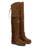 Coleen is an El Vaquero must-have: an over-the-knee boot with a bold attitude, featuring a shaft that rises above the knee and a double shaft construction for a striking, unmistakable look. Handcrafted stitching and iconic side fringe add movement with every step, while the back lacing completes the design with an elegant touch and an adjustable fit.

Details
Internal Wedge 7 cm (approx 2.75 inches)
Vintage treatment
Suede with floral embossing
Handcrafted stitching
100% nickel-free metal details
Rubber sole
Made in Italy