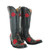 When it comes to making a statement, the Old Gringo Eden's Garden Cowgirl Boots are in a league of their own. Bursting with vibrant color and handcrafted artistry, these stunning boots combine timeless Western tradition with feminine elegance, creating a look that's as unforgettable as the woman who wears them.

Handcrafted in León, Mexico from premium cowhide leather, the Eden's Garden features breathtaking red floral embroidery that blooms across the rich black leather shaft and foot. Intricately placed antique studs add just the right amount of sparkle and dimension, creating a striking contrast that captures attention from every angle.

Designed with Old Gringo's signature attention to detail, these boots feature a flattering snip toe, a fashionable 2½-inch Sintino heel, and a luxuriously soft cowhide leather lining that delivers all-day comfort without sacrificing style. Every stitch, every embroidered flower, and every stud reflects the exceptional craftsmanship that has made Old Gringo one of the most sought-after names in handcrafted Western footwear.

Whether paired with your favorite denim, a flowing maxi dress, leather leggings, or a classic little black dress, the Eden's Garden effortlessly transitions from casual daytime outings to concerts, special occasions, and evenings on the town. Bold, sophisticated, and unmistakably Old Gringo, this is a boot you'll reach for season after season.

Features
Handcrafted in León, Mexico
Premium black cowhide leather construction
Vibrant handcrafted floral embroidery
Antique stud detailing throughout
Soft cowhide leather lining for exceptional comfort
Snip toe silhouette
Fashionable Sintino heel
Full leather insole and leather outsole
Built to age beautifully with wear
Measurements
Shaft Height: 13"
Heel Height: 2½"
Toe: Snip
Heel: Sintino Fashion Heel
Material: Premium Cowhide Leather
Lining: Soft Cowhide Leather
Outsole: Leather
Insole: Leather
Care

To keep your Eden's Garden boots looking their best, gently brush away dirt with a damp cloth and periodically apply a quality leather conditioner to nourish and protect the leather.

Beautifully handcrafted, endlessly versatile, and undeniably eye-catching, the Old Gringo Eden's Garden is more than just a pair of boots—it's a wearable work of art that celebrates confidence, craftsmanship, and Western style. Whether you're a longtime Old Gringo collector or discovering the brand for the first time, these boots are destined to become one of the standout pieces in your collection.