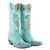 Old Gringo Reina Blue Embroidered Cowboy Boots
A little rock ’n’ roll, a touch of romance, and unmistakable Old Gringo artistry! ??
Make a statement in the Old Gringo Reina Blue Cowboy Boots, where edgy skeleton embroidery meets beautifully romantic floral details. Crafted from richly distressed blue leather, these striking boots feature intricate skeleton embroidery along the 13-inch shaft, complemented by gorgeous pink roses embroidered across the toe and heel counter.
The combination of bold skeletal artwork, delicate roses, and vintage-inspired leather creates a captivating contrast that's equal parts rebellious and feminine. A flattering snip toe and classic Western heel complete the silhouette, while the leather pull tabs make slipping into these beauties effortless.
Inside, a smooth leather lining and soft leather insole provide comfort, while the distressed leather outsole adds that authentic, well-loved Old Gringo character.
Whether you're pairing them with your favorite denim, a flowing bohemian dress, or an edgy leather jacket, the Reina Blue is made for the cowgirl who loves a little attitude with her romance.
Details & Measurements
- Brand: Old Gringo
- Style: Reina Blue
- Leather: Distressed blue leather
- Embroidery: Skeleton motifs with pink roses on the toe and heel counter
- Shaft Height: 13"
- Toe: Snip
- Heel Height: 1¾"
- Heel: Rubber
- Lining: Smooth leather
- Insole: Soft leather
- Outsole: Distressed leather
- Pull Tabs: Leather
For the collector: A beautiful marriage of Western craftsmanship, rebellious spirit, and romantic floral artistry. These are anything but ordinary cowboy boots! ?